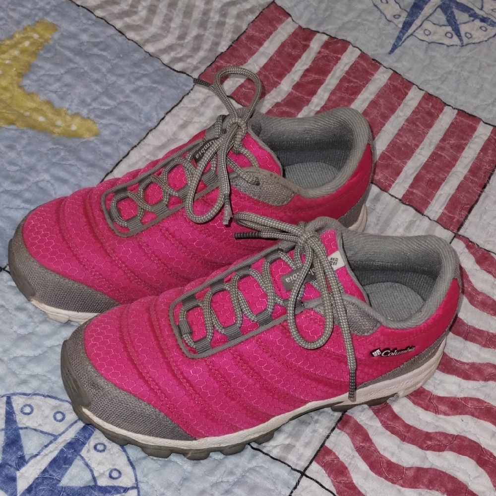 Columbia Fuchsia and Gray Athletic Shoes